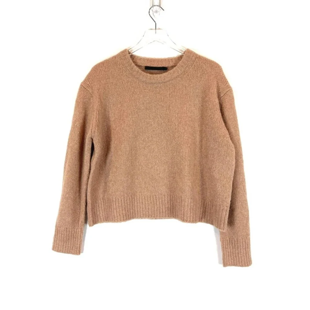 Jenni Kayne Atlas Merino Wool Cashmere Crew Neck Pullover Sweater Size Medium